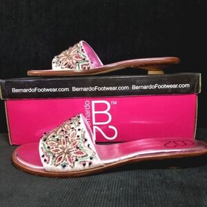 Vintage Bernardo B2 slide sandals